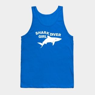 Shark diver girl Tank Top